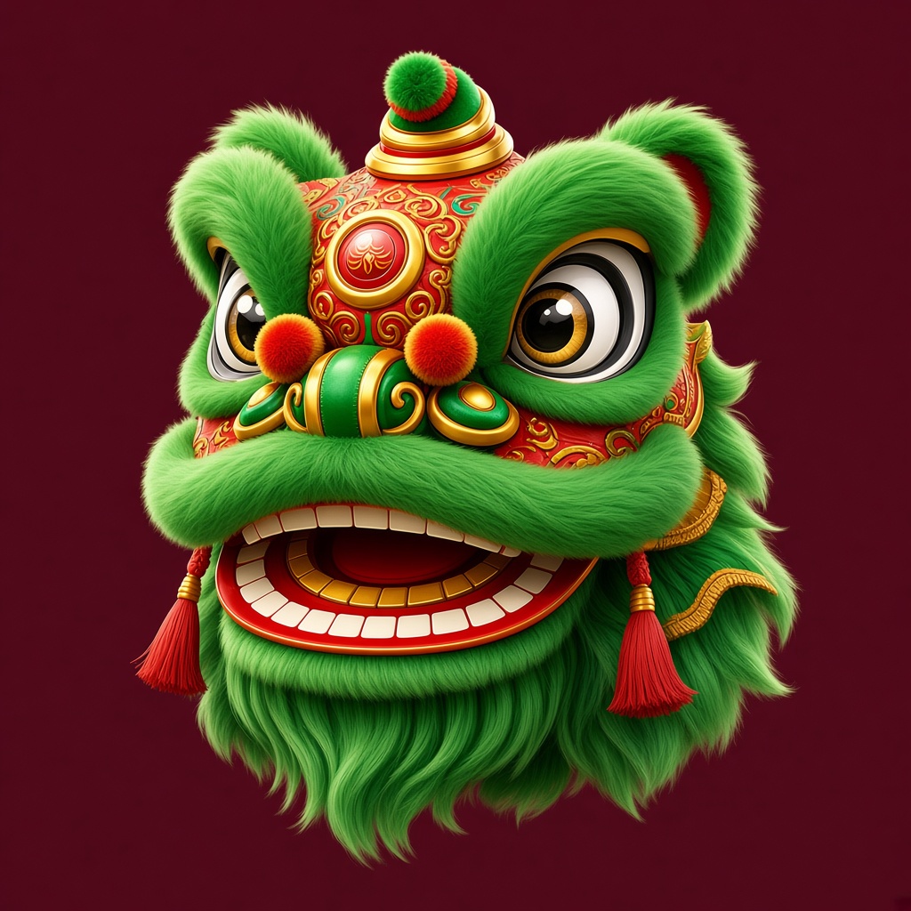 Green Fortune Lion